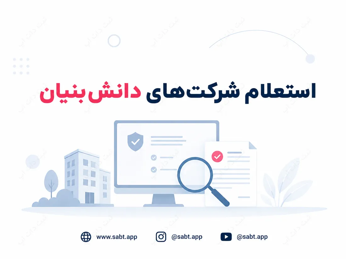 استعلام شرکت‌های دانش‌بنیان | راهنمای بررسی اعتبار و اطلاعات